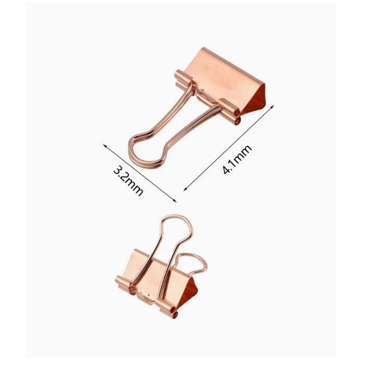 GENERICO - Pinzas de Metal 4pcs