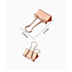 GENERICO - Pinzas de Metal 4pcs