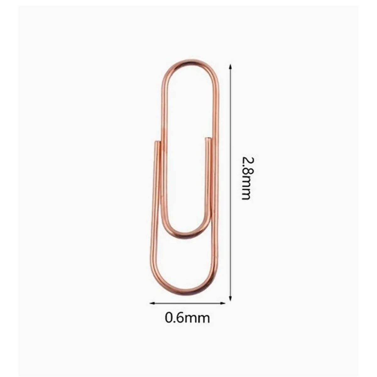 GENERICO - Clips 80 Pcs Colores Surtidos