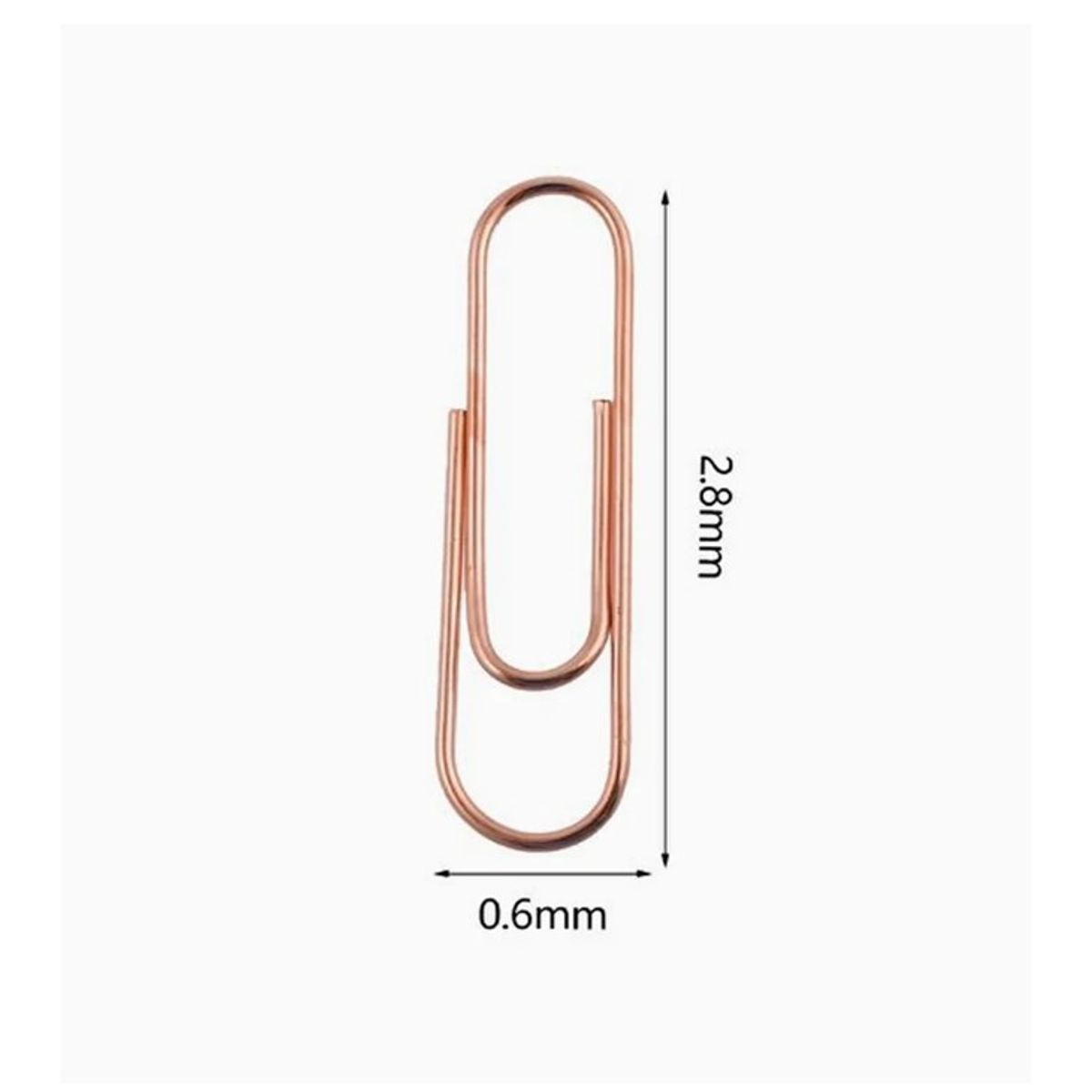 GENERICO - Clips 80 Pcs Colores Surtidos