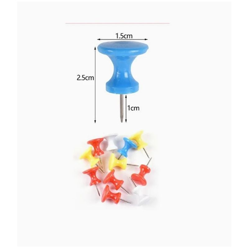 GENERICO - Chinchetas Tipo Corcho 12pcs