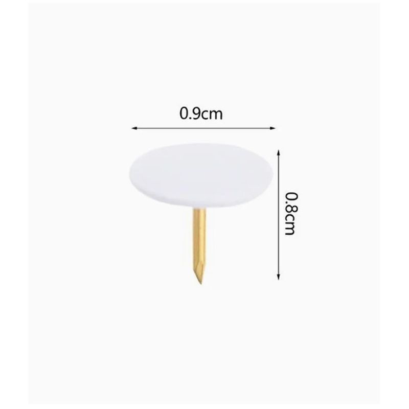 GENERICO - Chinchetas Color Blancas 60pcs