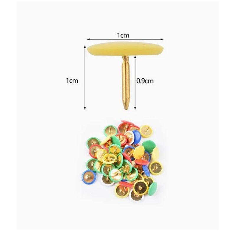 GENERICO - Chinchetas de Colores 80pcs