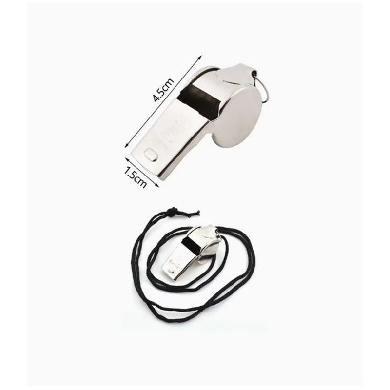 GENERICO - Silbato Futbol Cromado 2pcs
