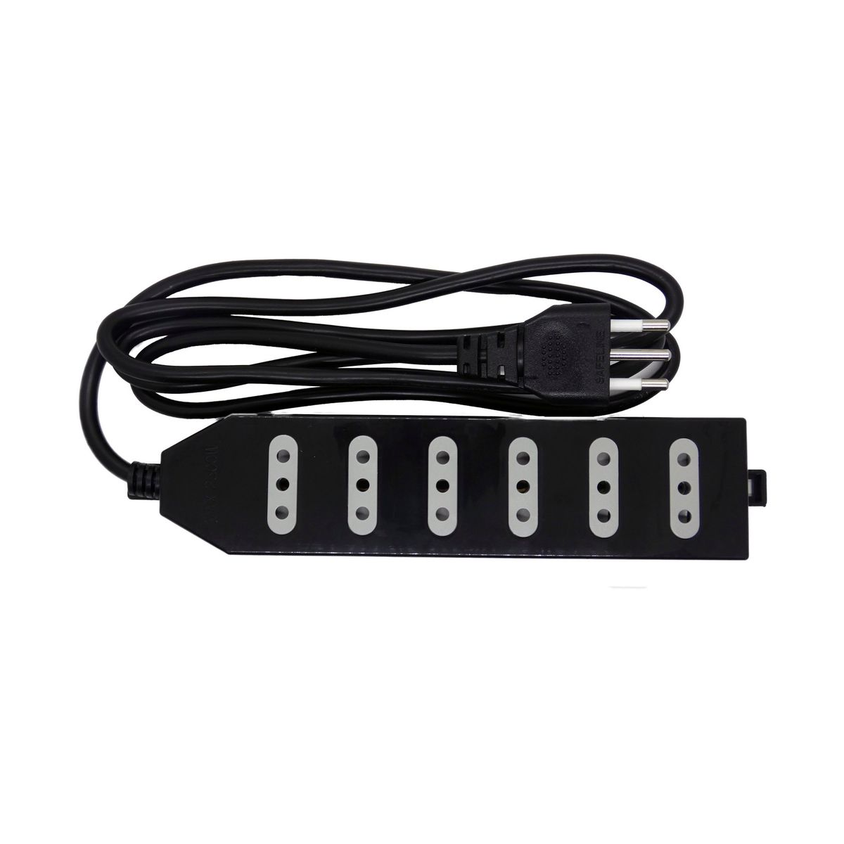 MACROTEL - Zapatilla Eléctrica 6 Tomas Negro 1,5 Mts Macrotel - Sec