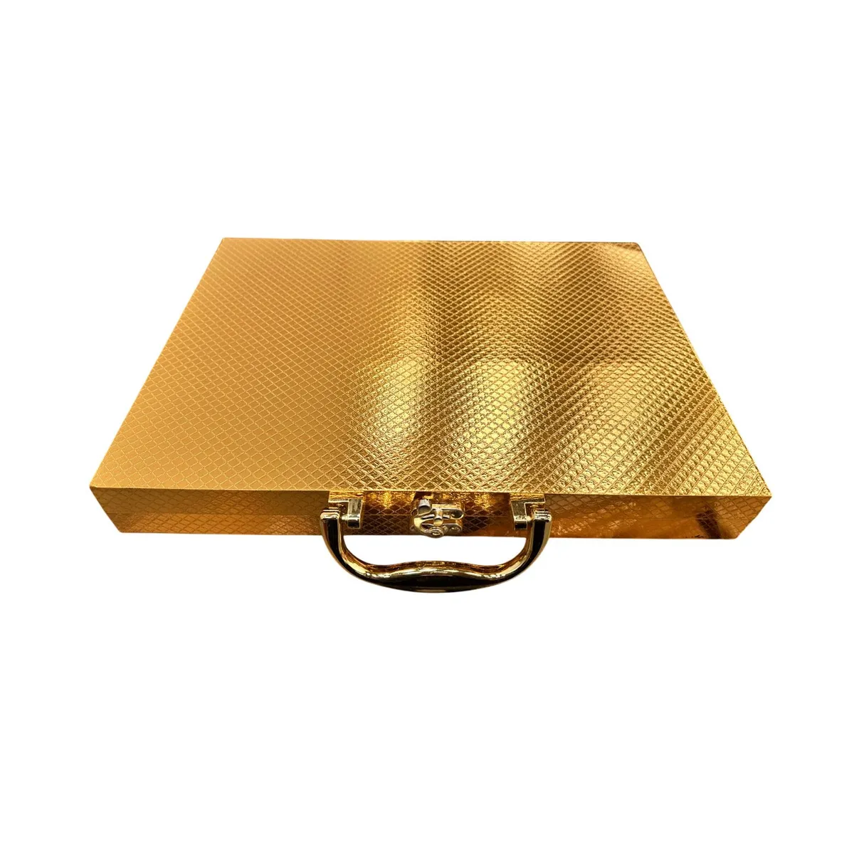 TOLVA - Set Cuchillería 24 piezas dorado en maleta portátil