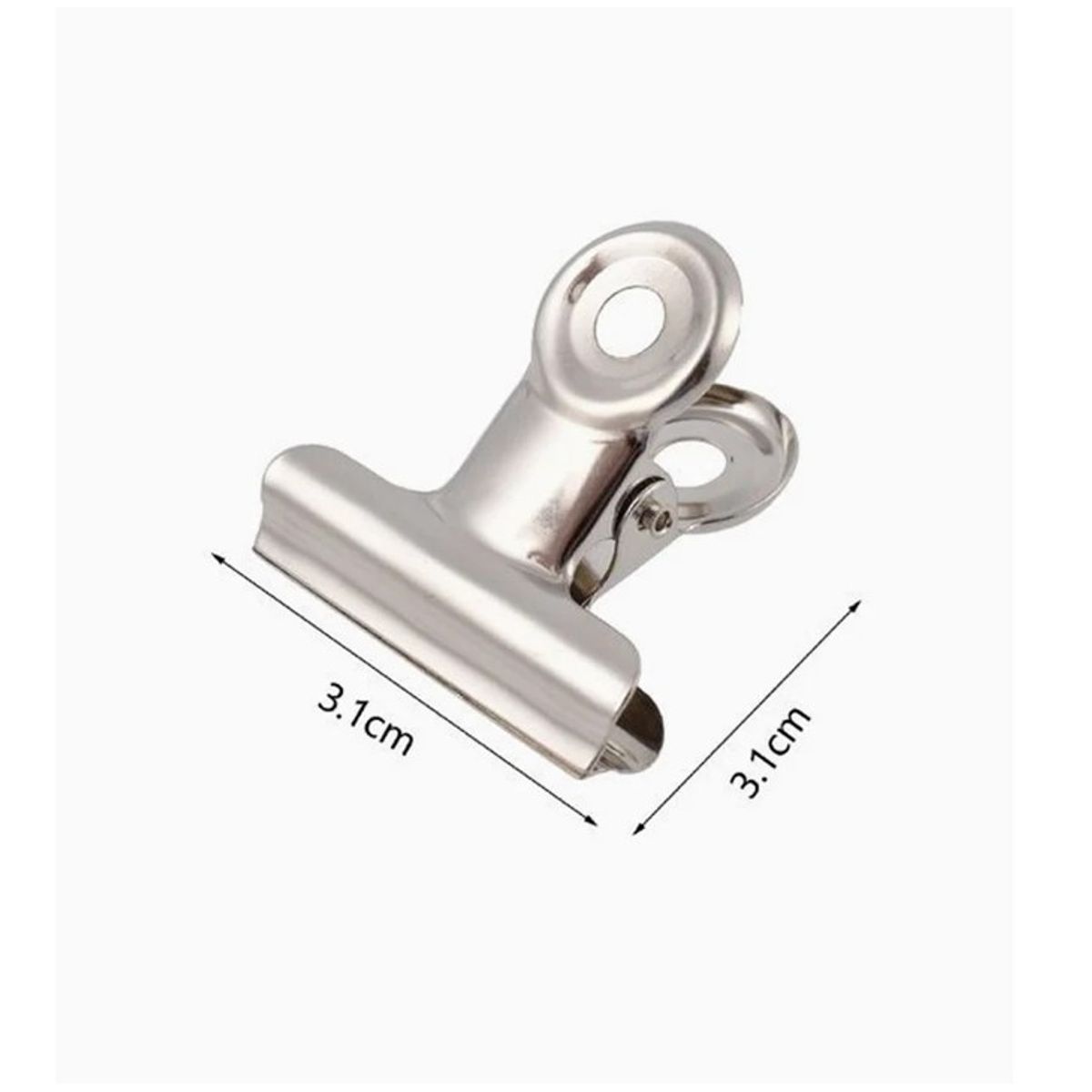 GENERICO - Pinzas de Acero Cromado 6 unidades