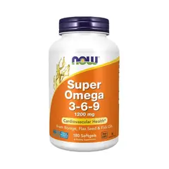 NOW - Foods Super Omega 3 - 6 - 9  180 capsulas