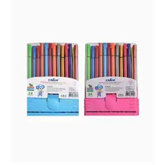 GENERICO - Marcador Escolar Lavable Colores Surtidos 24pcs