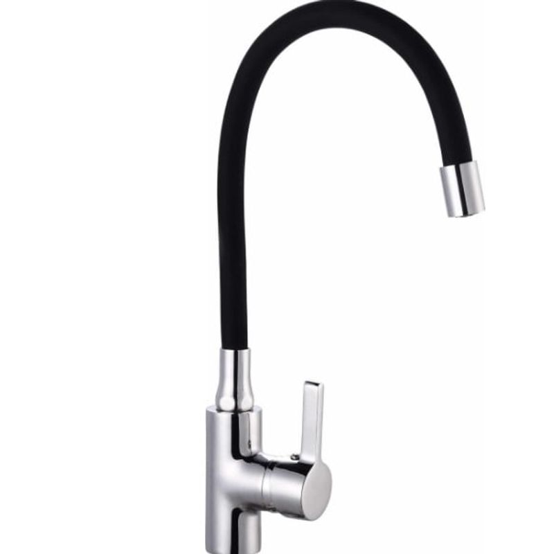 TAUMM - llave monomando de lavaplatos cuello flexible