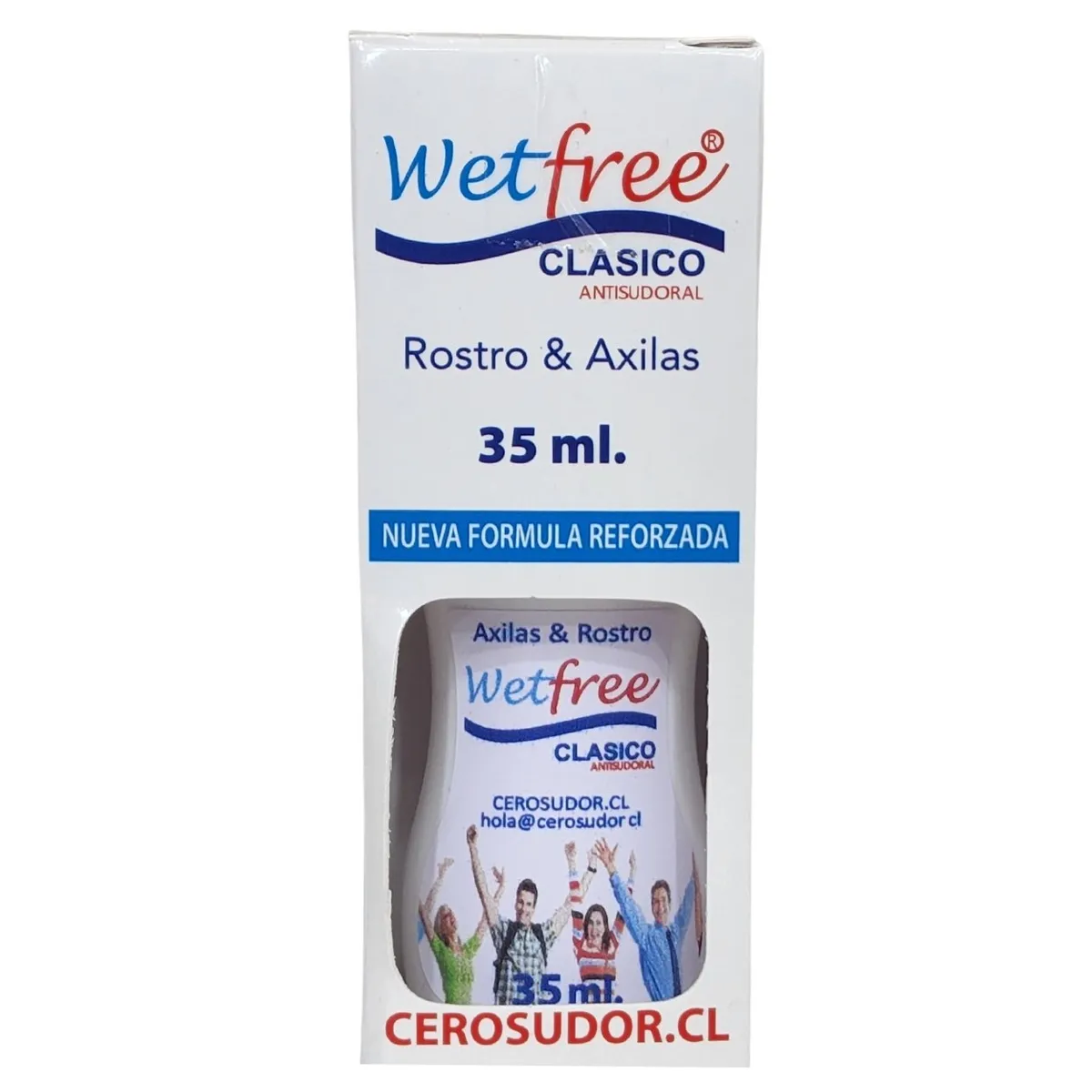 WETFREE - Desodorante Antitranspirante Wetfree Clasico 35 ml