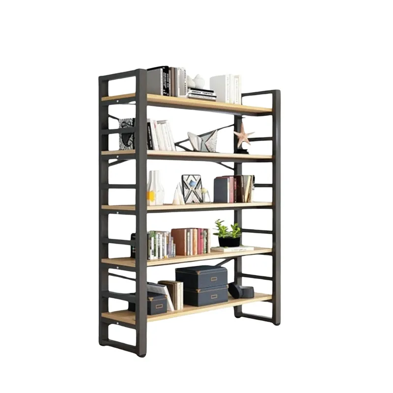 LUMAX - Estante Exhibidor Biblioteca 5 Niveles Con Repisa 175x33x140
