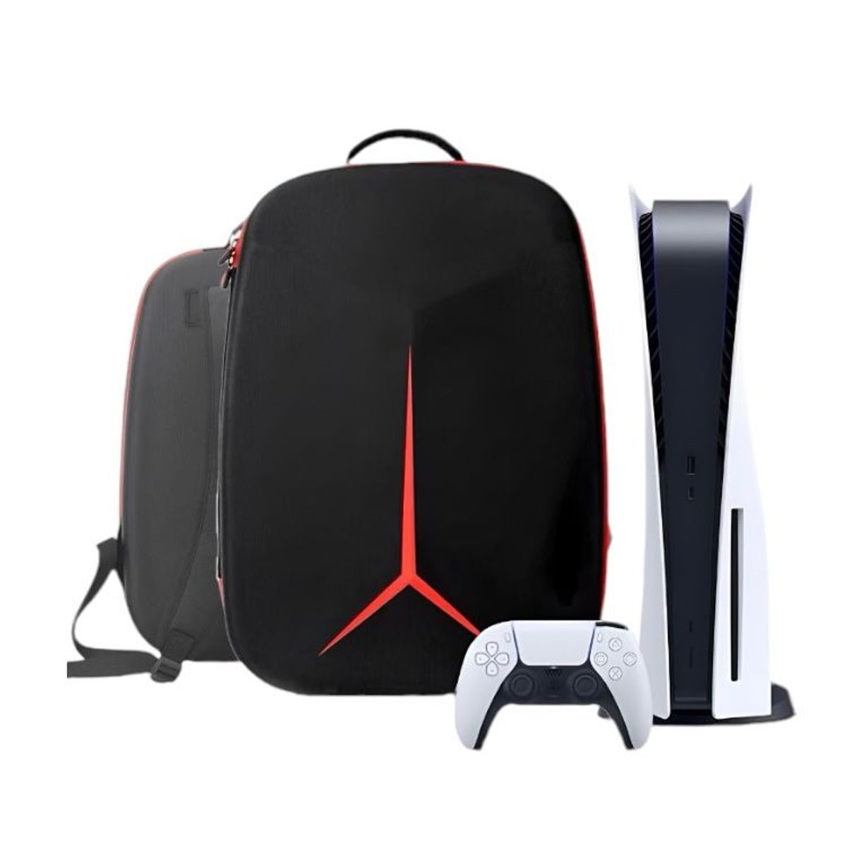 GENERICO - Mochila De Viaje Protector para Consola Playstation 5 Color Negro