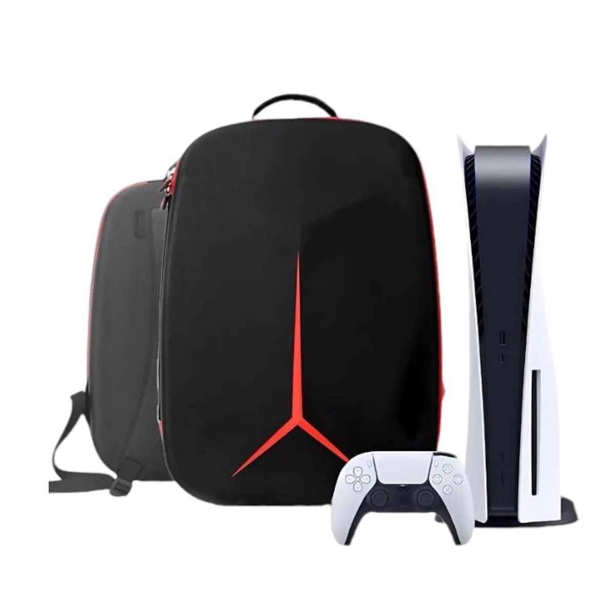 GENERICO - Mochila De Viaje Protector para Consola Playstation 5 Color Negro