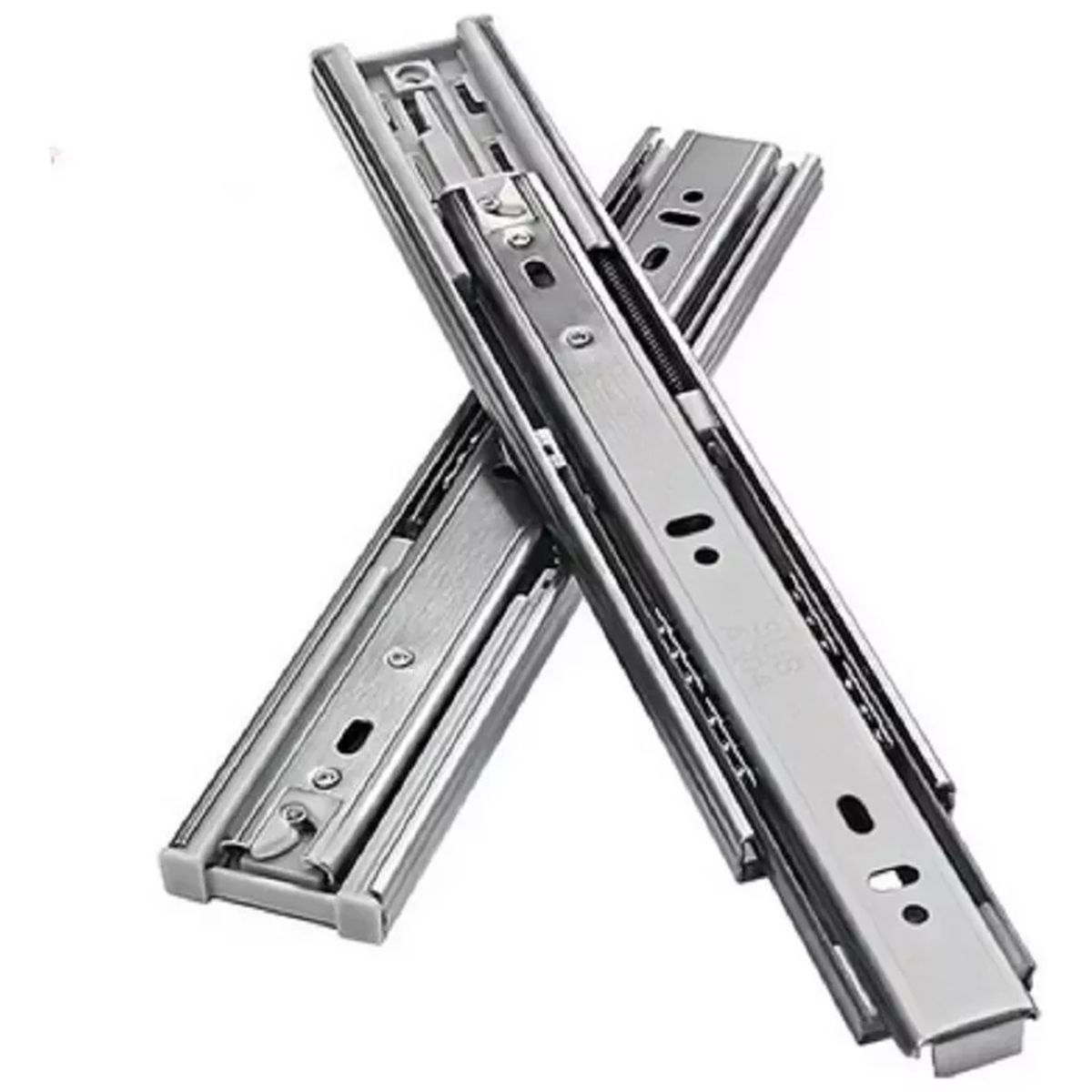 GENERICO - Telescópica  Push Open 30 cm 12 mm 35 kilos  1par