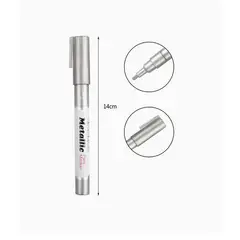 GENERICO - Marcador Permanente Gris 1pcs