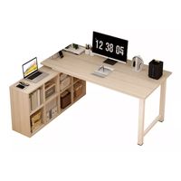 Escritorio Forma L Oficina Con Cajonera Intercambiable 140cm