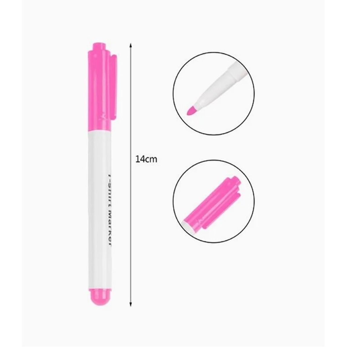 GENERICO - Marcador Ropa Fucsia 1pcs