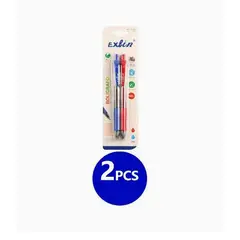 GENERICO - Bolígrafo Neutral Rojo y Azul 2pcs