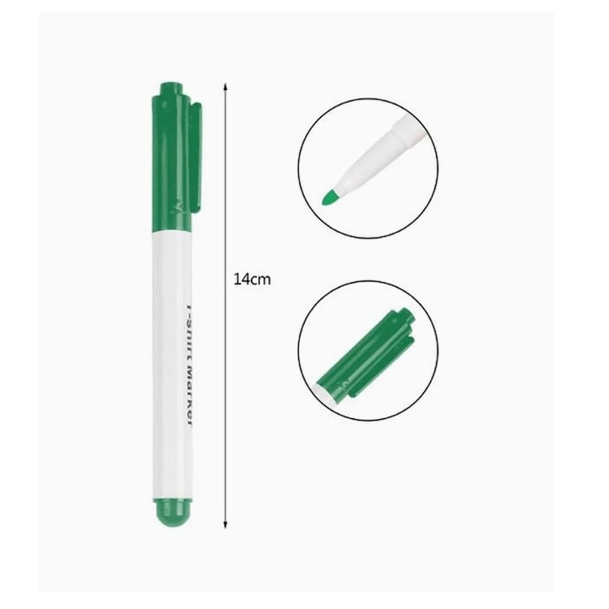 GENERICO - Marcador Ropa Verde 1pcs