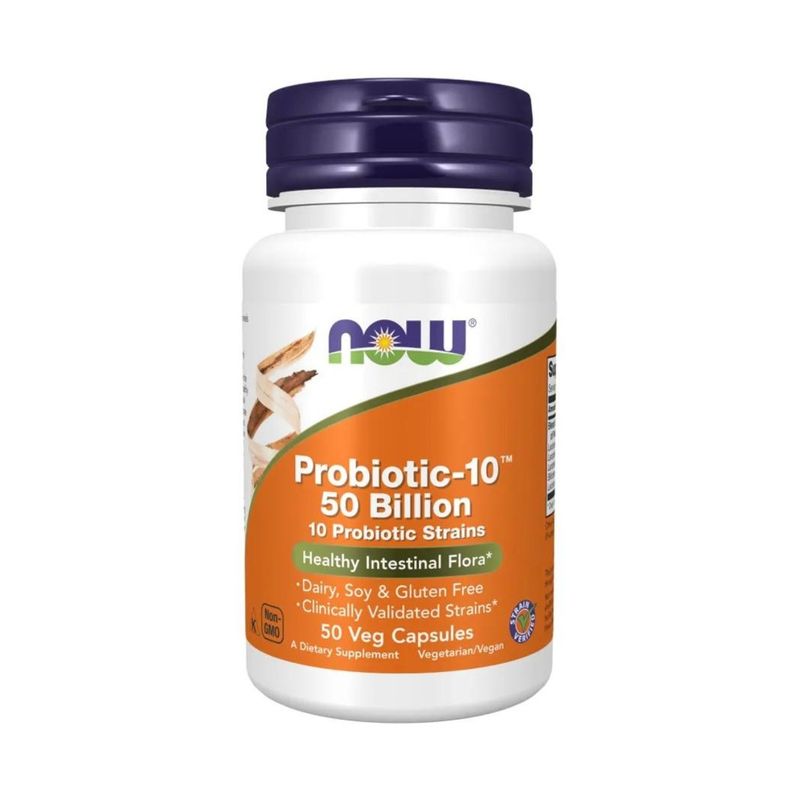 NOW - Now Foods Probiotic-10 50 Billion 50 capsulas