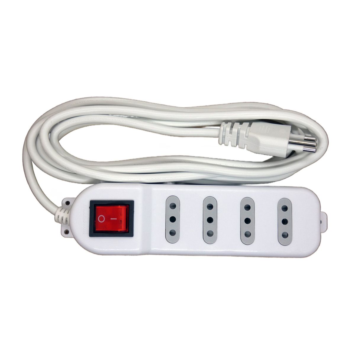 MACROTEL - Zapatilla Eléctrica 4 Tomas Blanca 3 Mts Macrotel - Sec