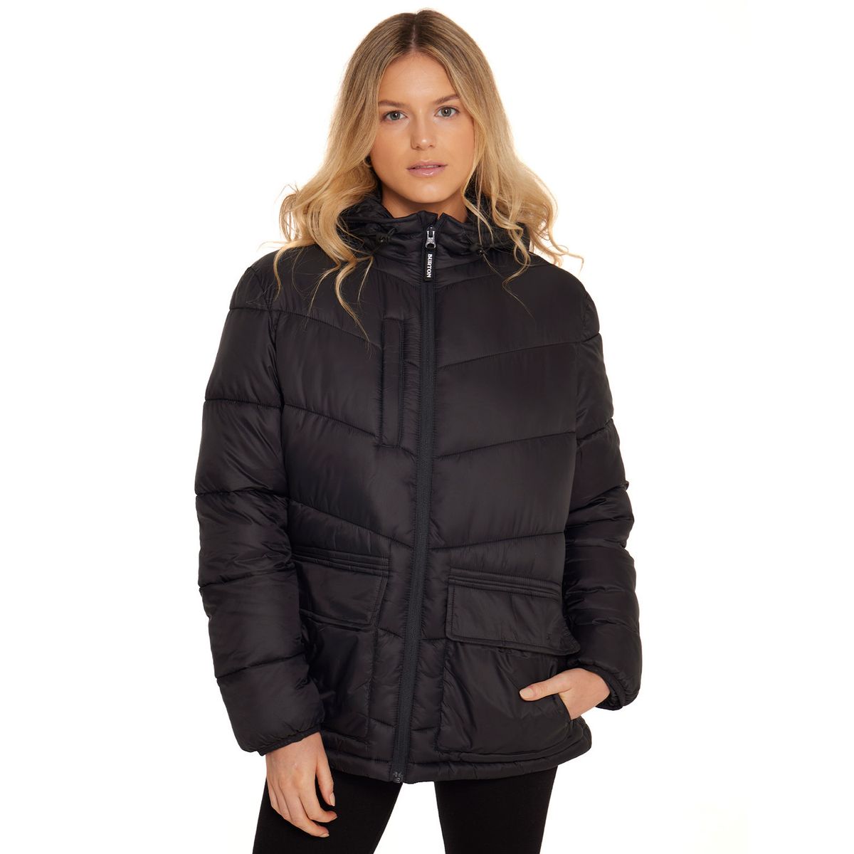 BURTON - Parka Impermeable Mujer Negro BURTON