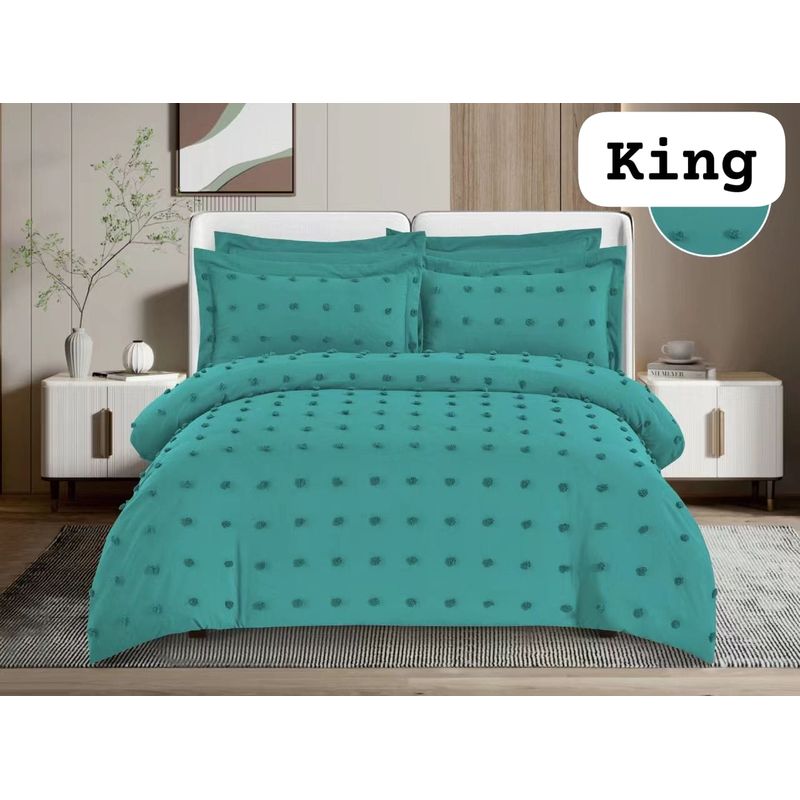 GENERICO - Cubrecama Tipo algodon liviano Quilt de Verano 2,5 plazas King