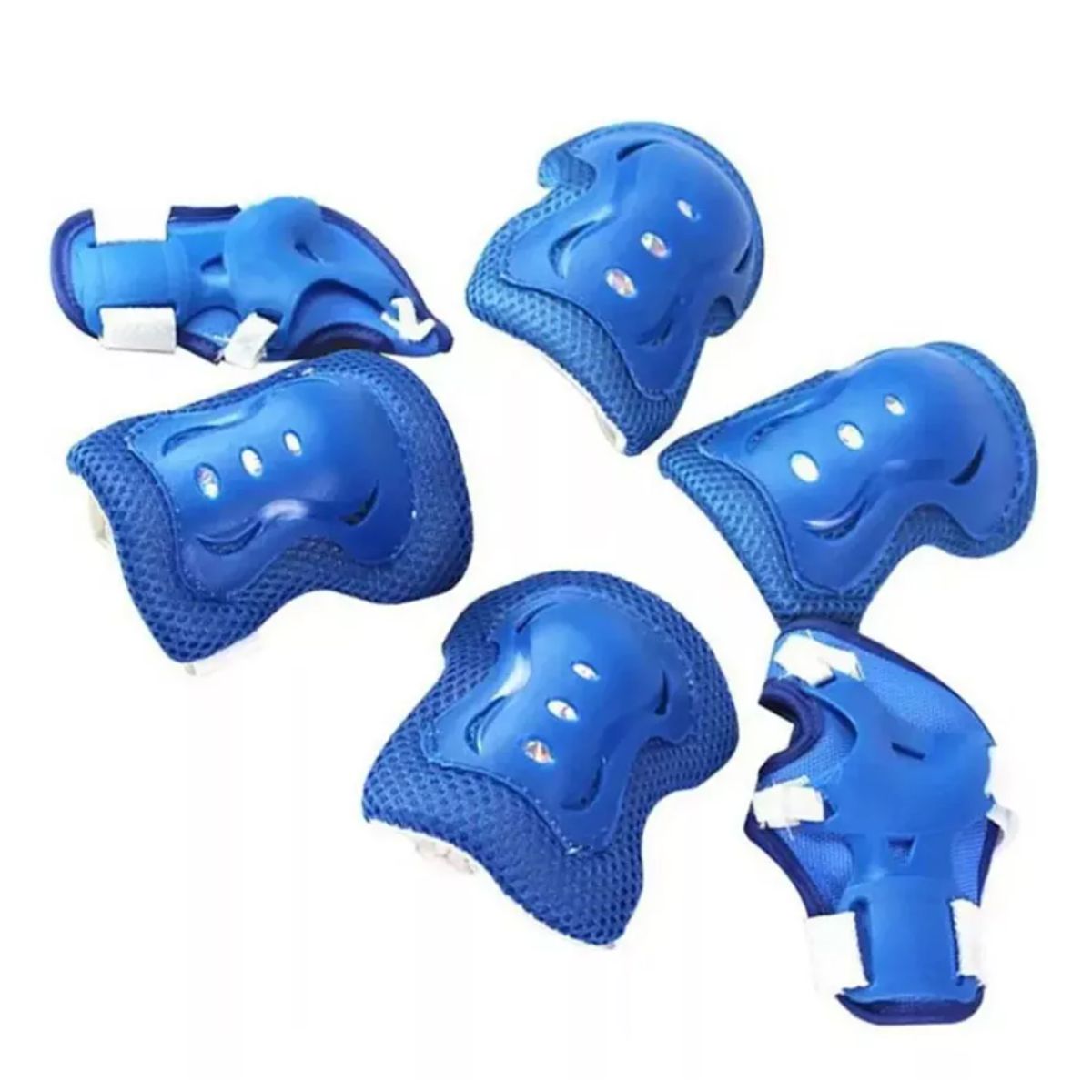 GENERICO - Patines 4 Ruedas Mas Protección Para Niños Talla S Azul