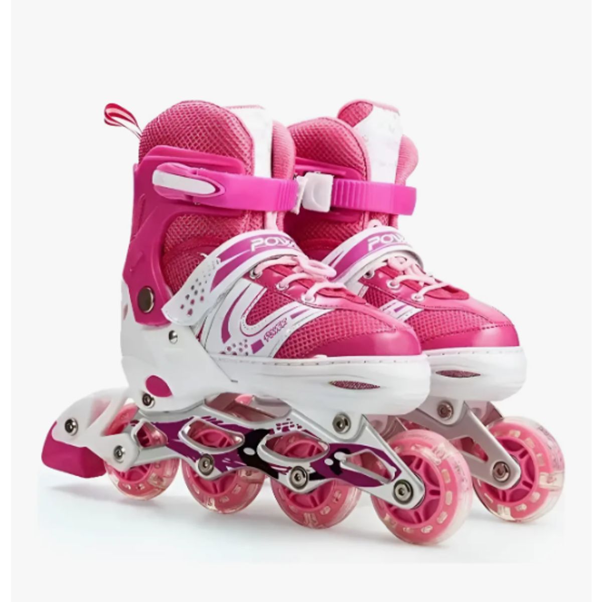 GENERICO - Patines Lineales Ruedas Mas Protección Para Niñas Talla M