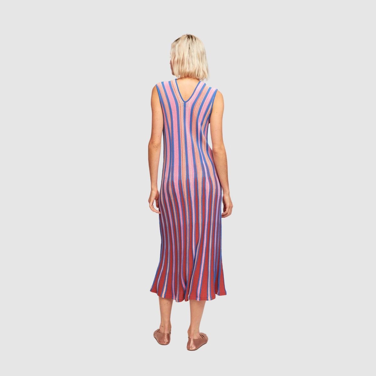 ALDO MARTINS - Vestido Aldo Martins Azul Oden