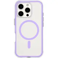 GENERICO - Carcasa Para iPhone 16 Pro Max Magnética Compatible Magsafe Lila