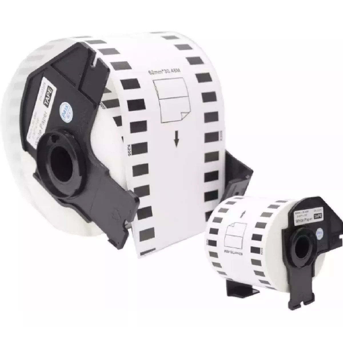 KUANGYE - 2 Rollos De Etiquetas Continuas Dk2205, 62mm X 30,48mts