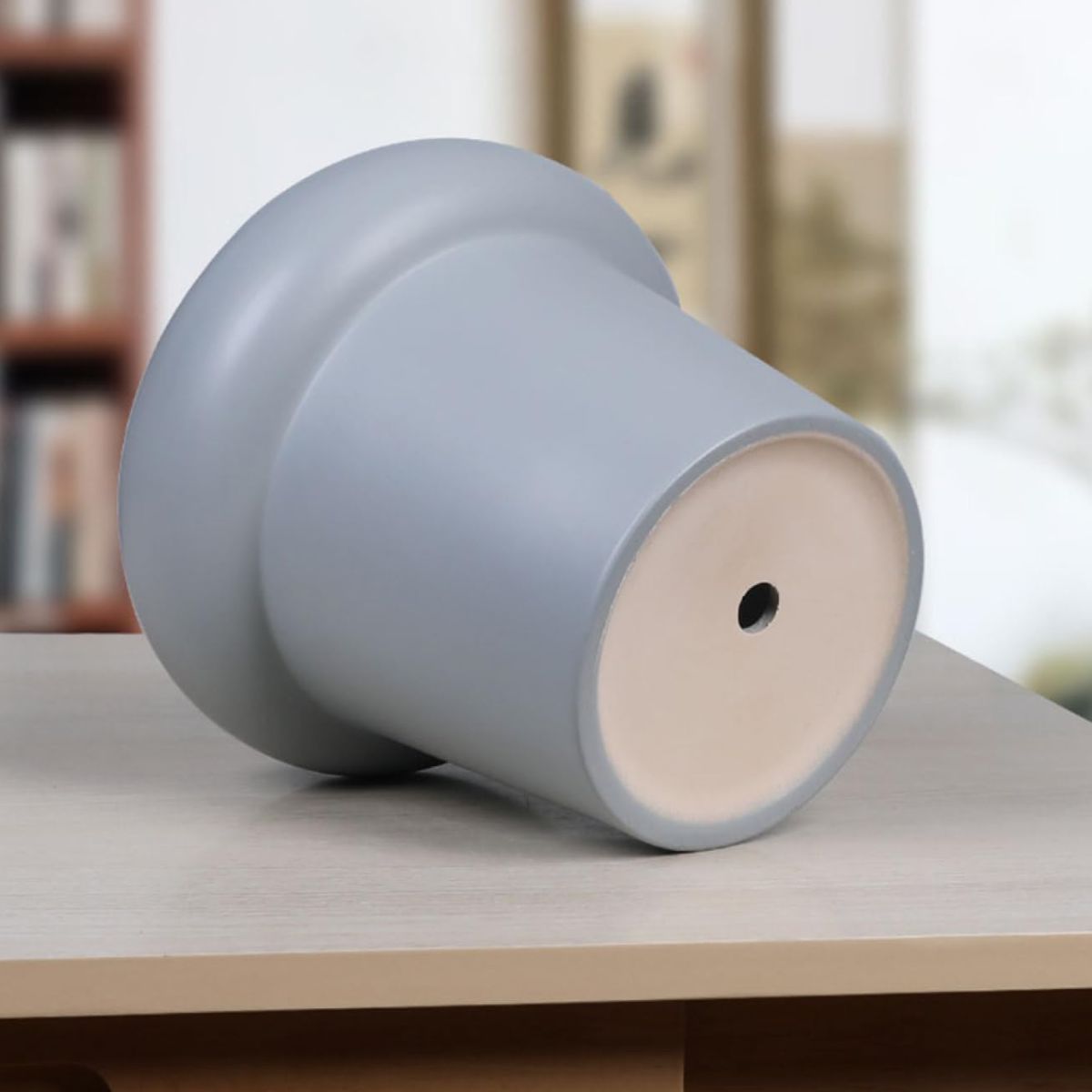 GENERICO - Set 2 Macetero Maceta Estilo Escandinavo Moderno Gris