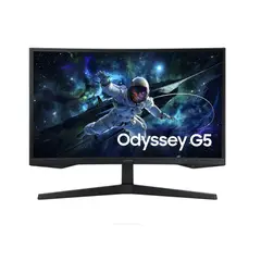 SAMSUNG - Monitor Gamer Curved 27 G5 IPS FHD 180Hz HDMI 5ms FreeSync AMD