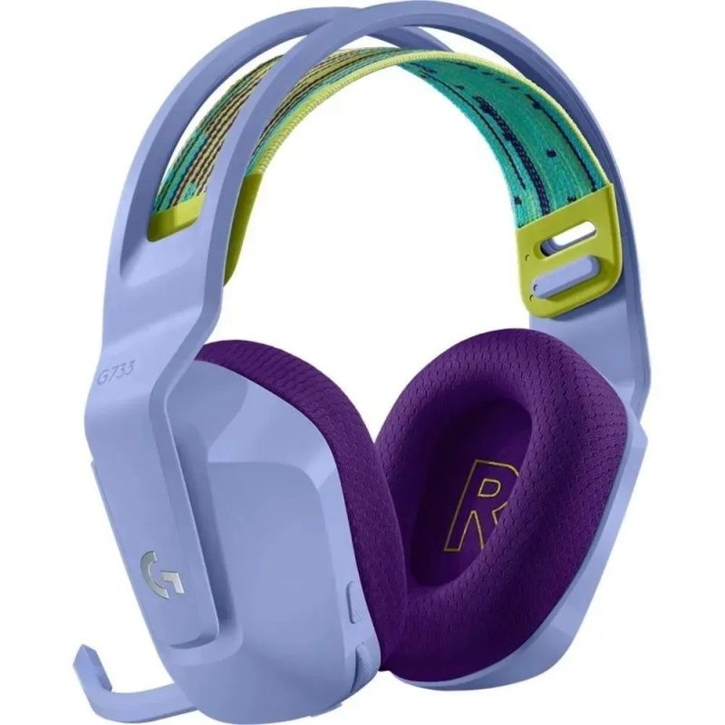LOGITECH - Audifonos Gamer inalambricos Logitech G733 con micrófono Púrpura