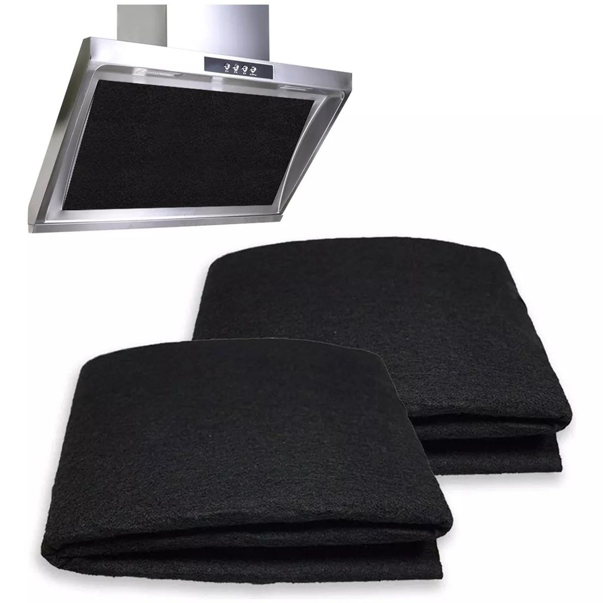 KUANGYE - 2 Filtros De Carbón Activo Universal Para Campanas