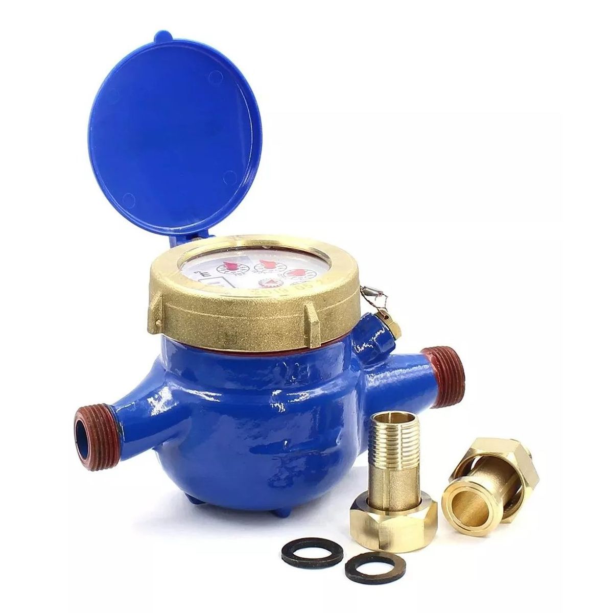 KUANGYE - Medidor Remarcador De Agua Con Conexión 34 20mm