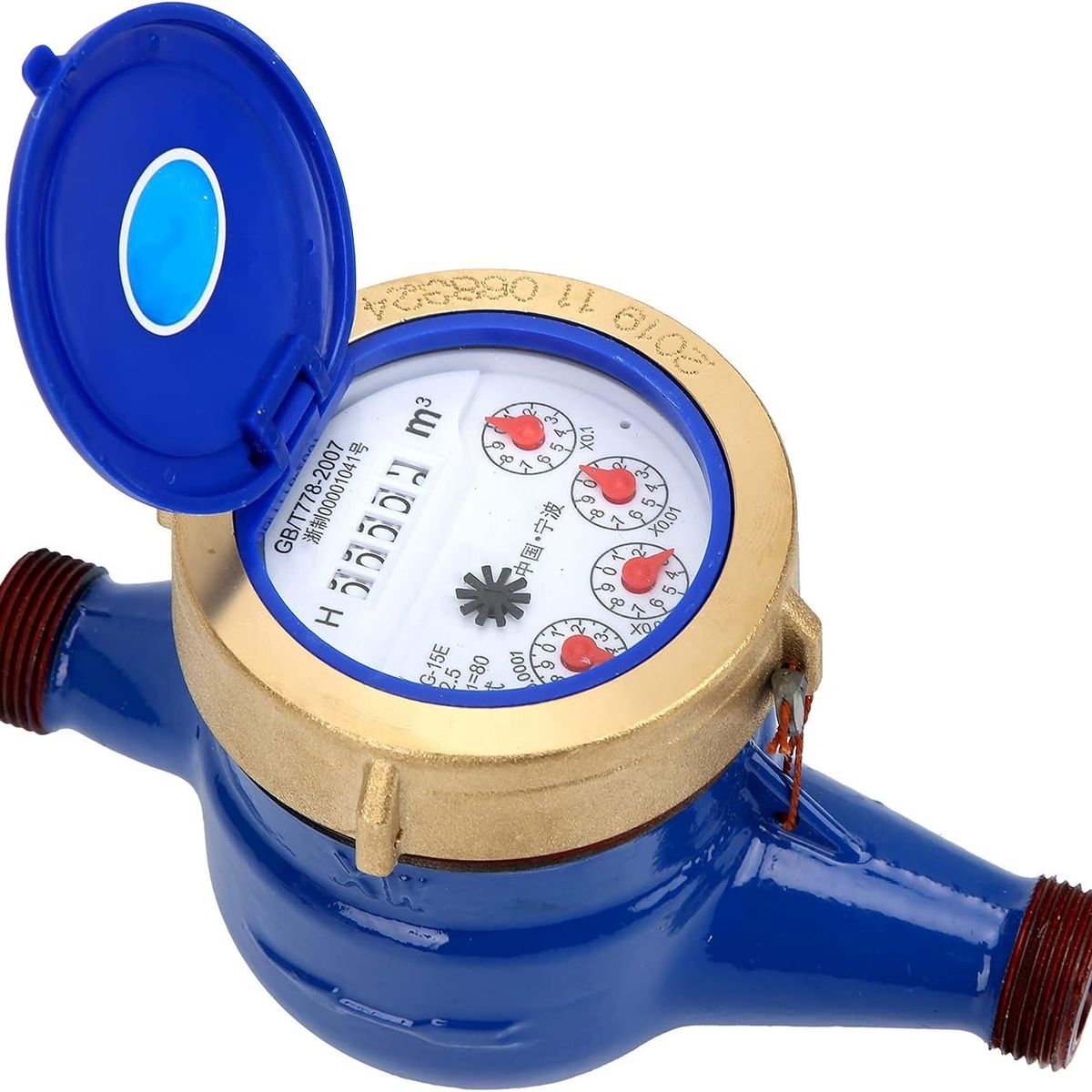 KUANGYE - Medidor Remarcador De Agua Con Conexión 34 20mm