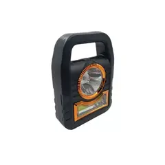 GENERICO - Lampara Foco Solar Usb Led Linterna Exterior Recargable Naranjo