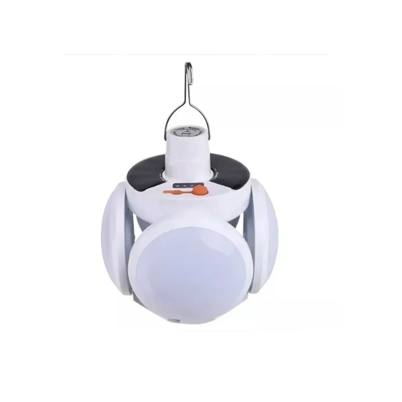 GENERICO - Lámpara Led Solar De Emergencia Redonda Camping 50watt