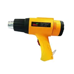 GENERICO - Pistola De Calor Aire Caliente 2000w Amarillo