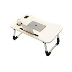 GENERICO - Mesa Portátil Plegable Laptop Notebook Porta Vaso Cama Hogar