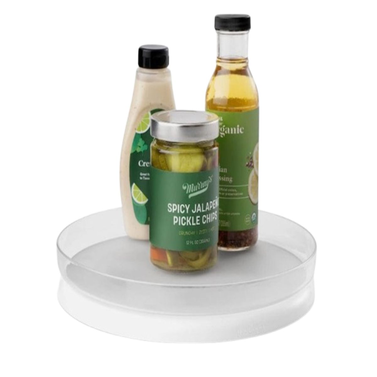 GENERICO - Organizador Giratorio 360 Acrílico para Refrigerador