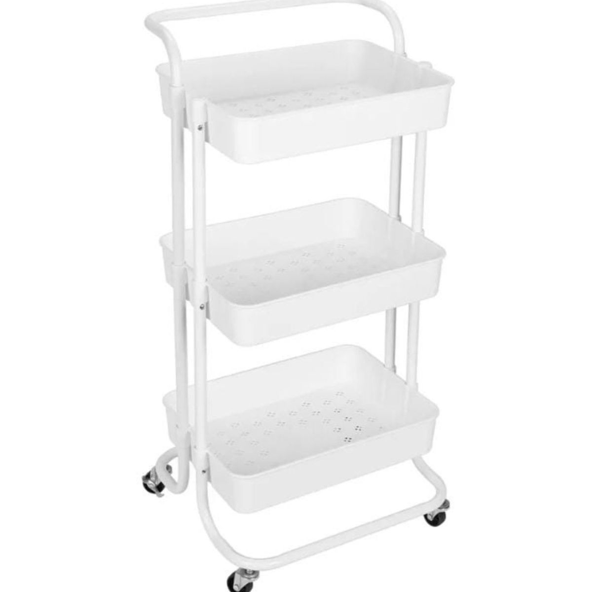 GENERICO - Carro Organizador De Frutas 3 Niveles Con Ruedas B