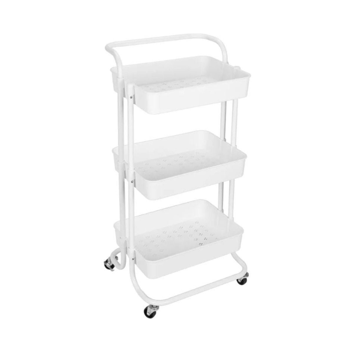 GENERICO - Carro Organizador De Frutas 3 Niveles Con Ruedas B