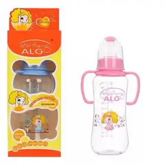 GENERICO - Mamadera Con Asa Libre Bpa Chupete Silicona