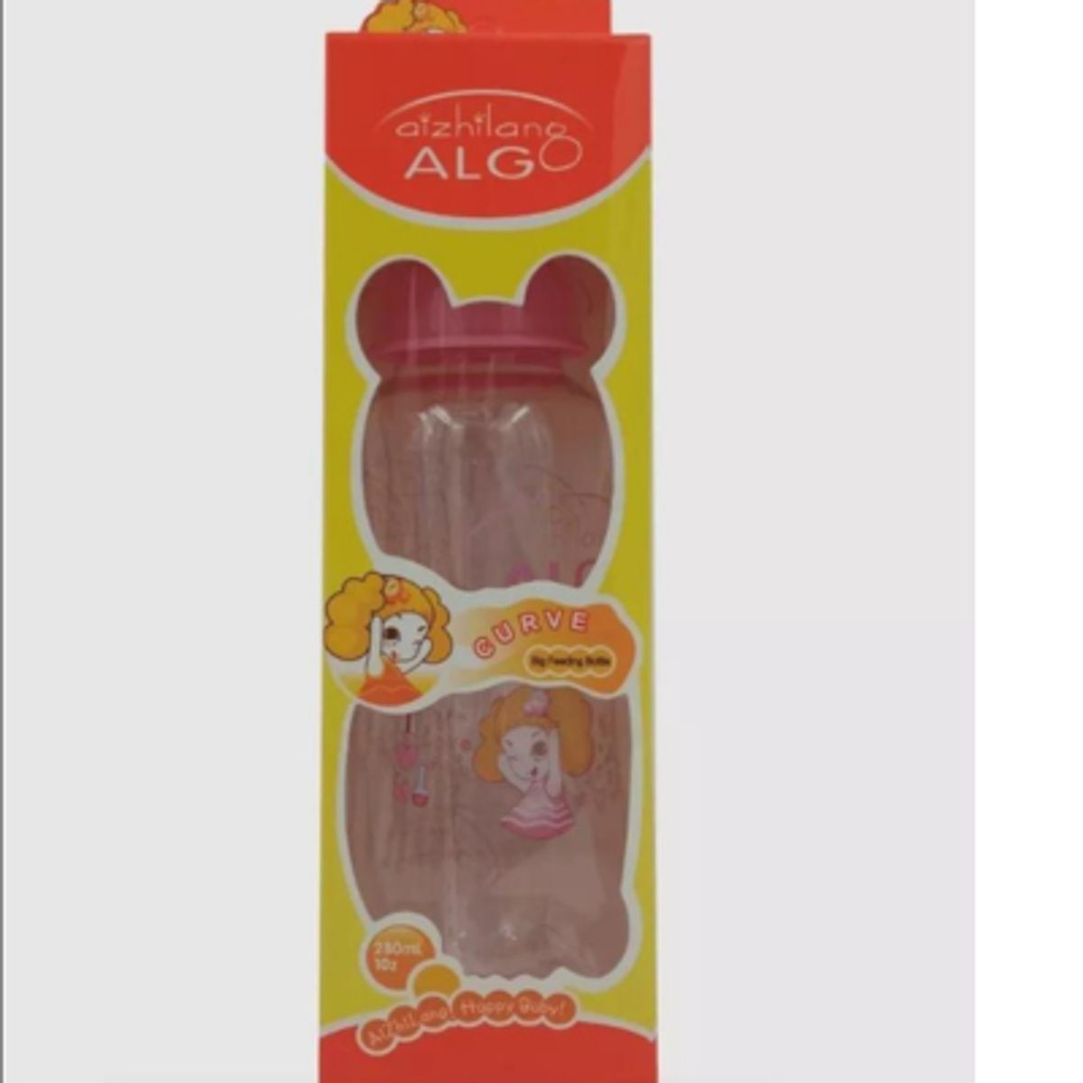 GENERICO - Mamadera Con Asa Libre Bpa Chupete Silicona