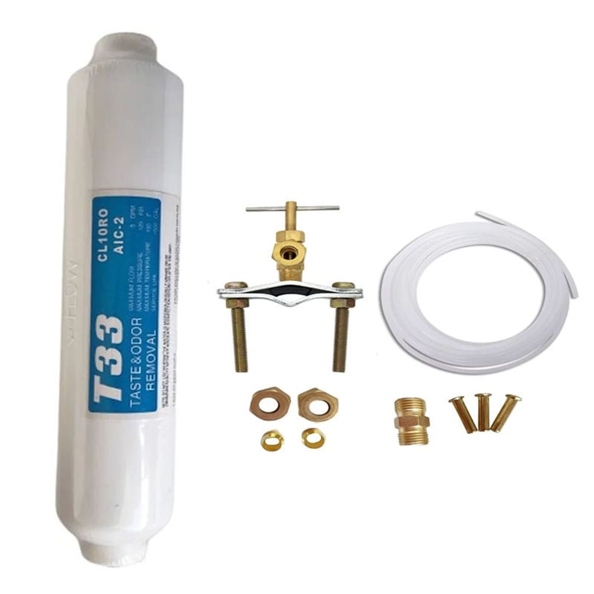 GENERICO - Filtro Refrigerador Agua Universal + Manguera