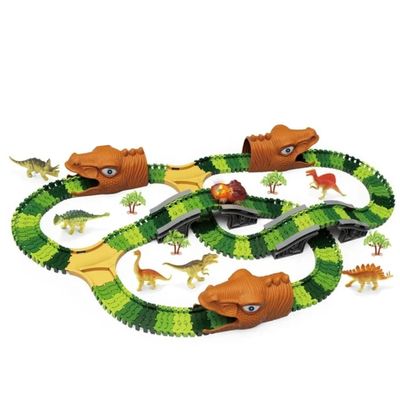 Imagen 2 del producto Pista Dinosaurio 268 Piezas Jurassic Track Luces